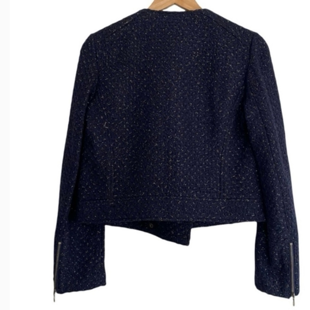 QMack Navy Textured Jacket - Picture 4 of 7